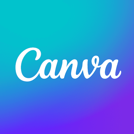 Main image. A logo of Canva