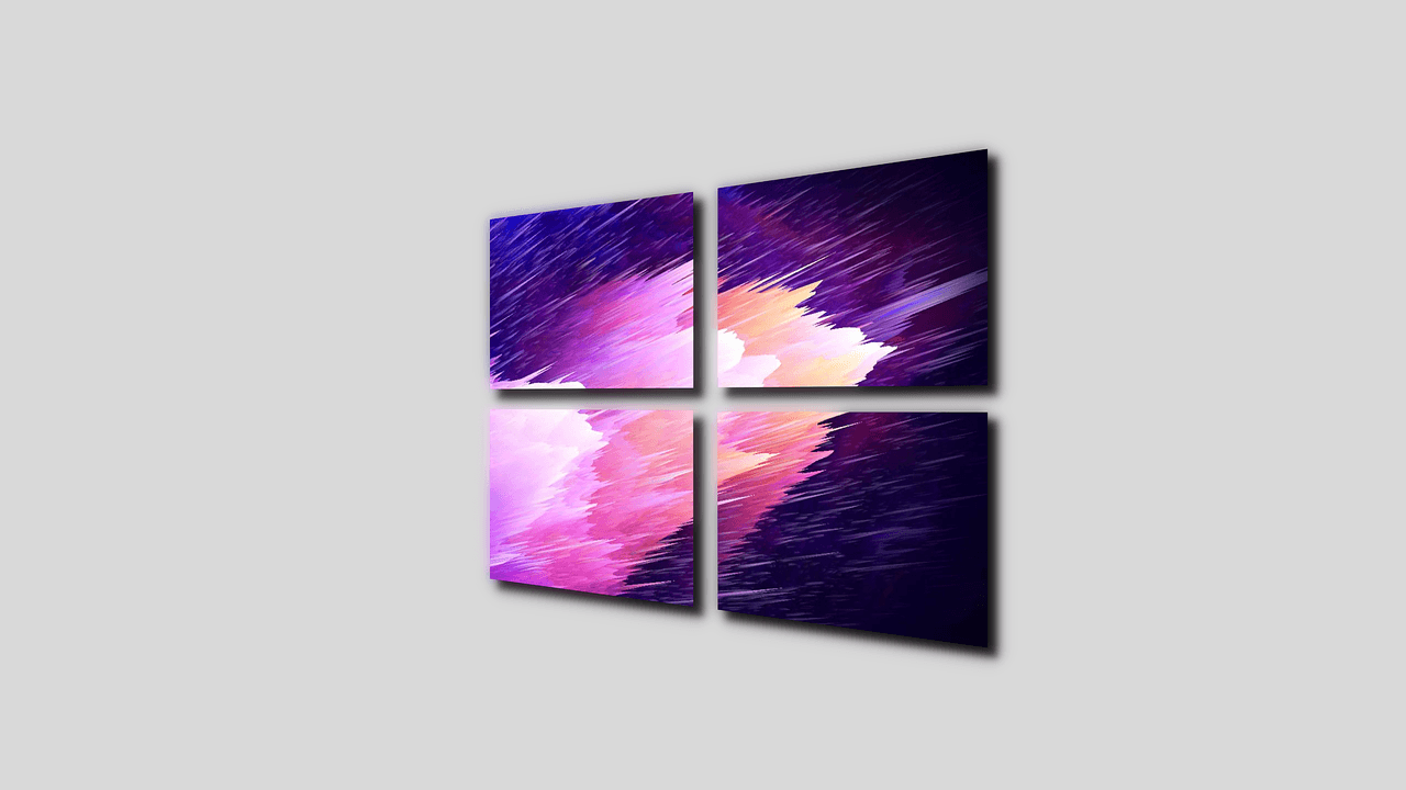 Main Image: Purple Microsoft Windows logo